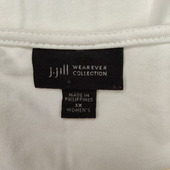 J Jill off white Sleeveless Blouse size 3x - Picture 3 of 3
